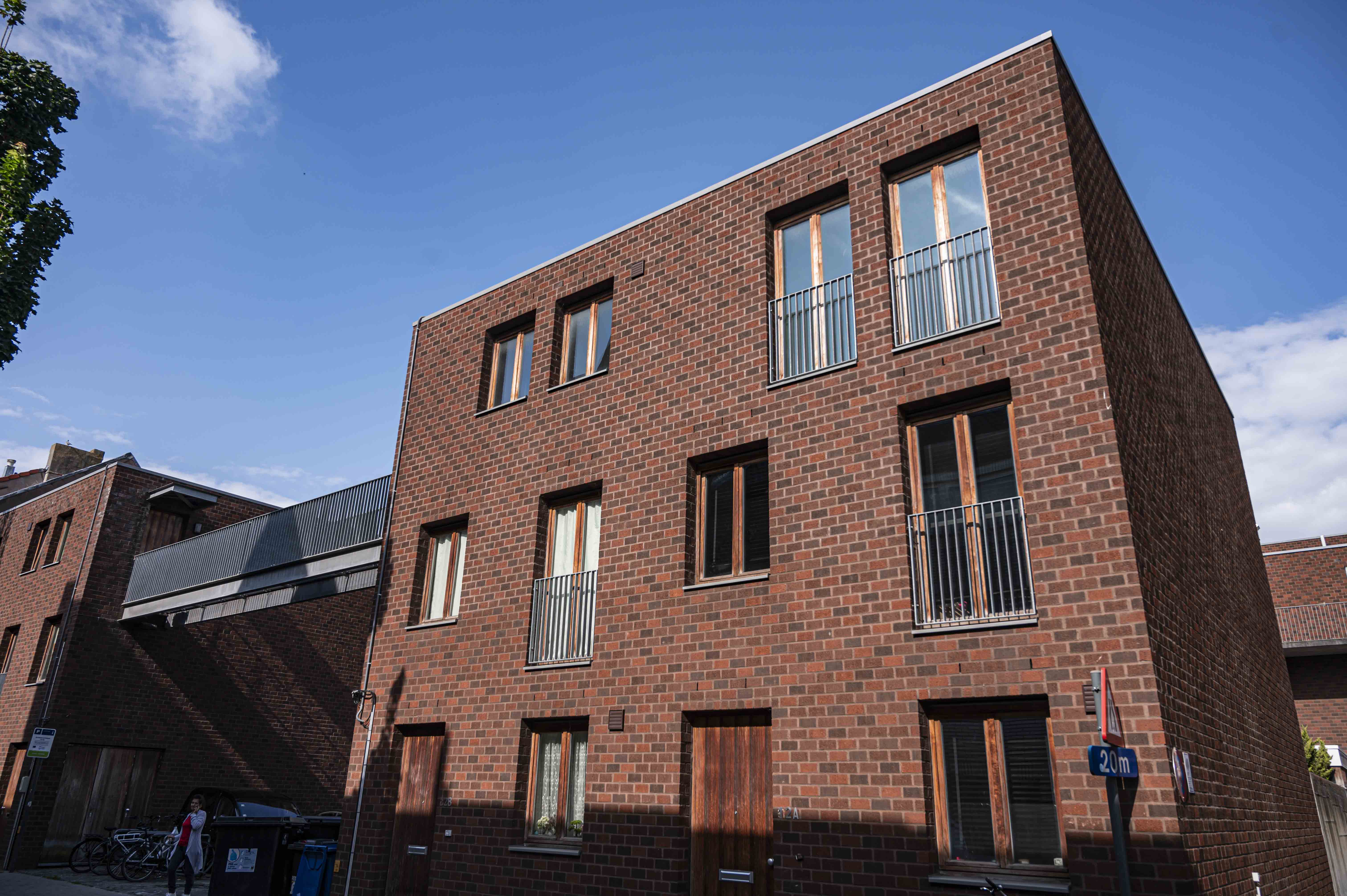 Acaciastraat 12A-22A Gevelzicht appartementsgebouw Acaciastraat