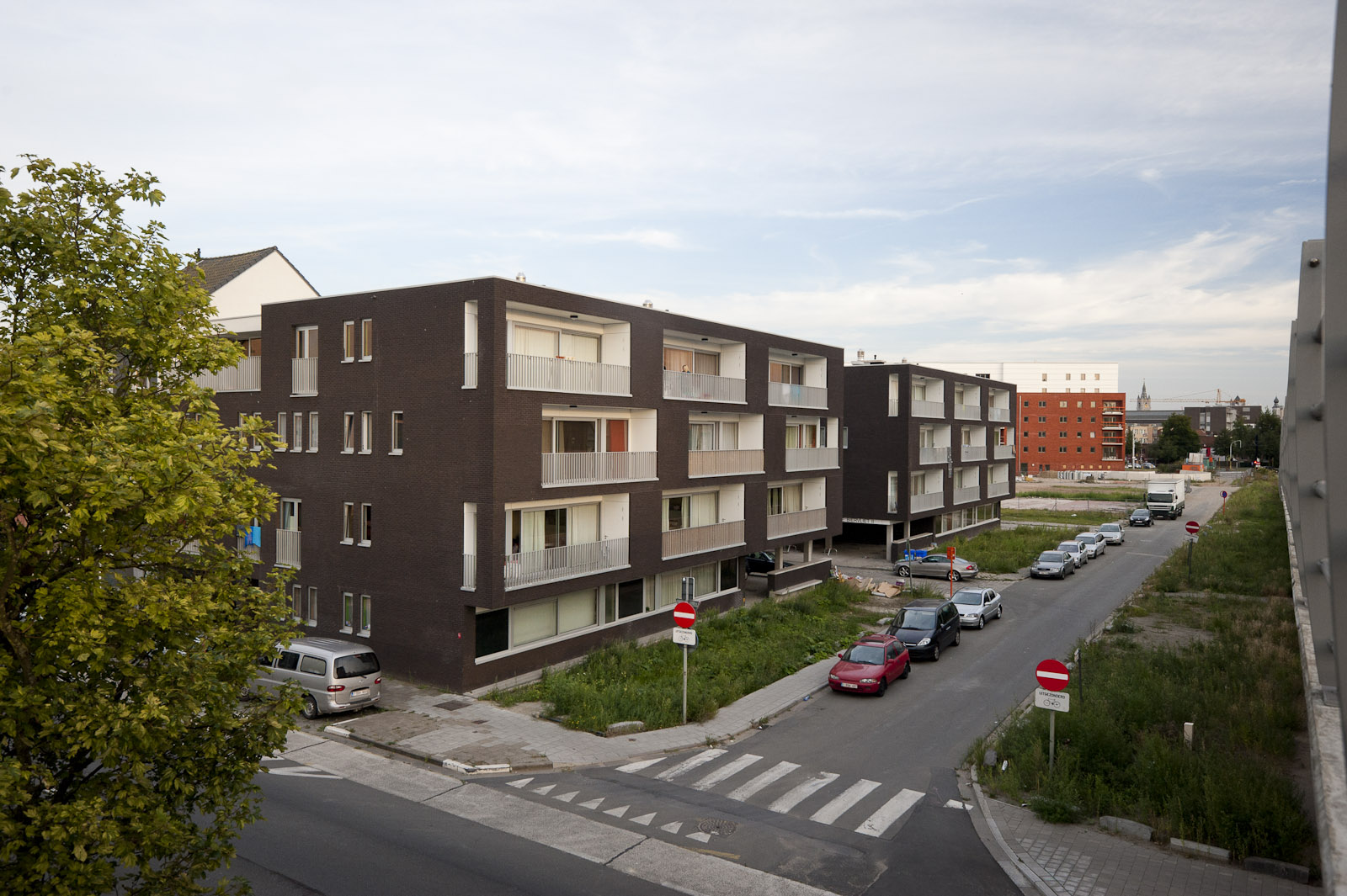 Biervlietstraat Gevelbeeld appartementsgebouwen Biervlietstraat 12-14