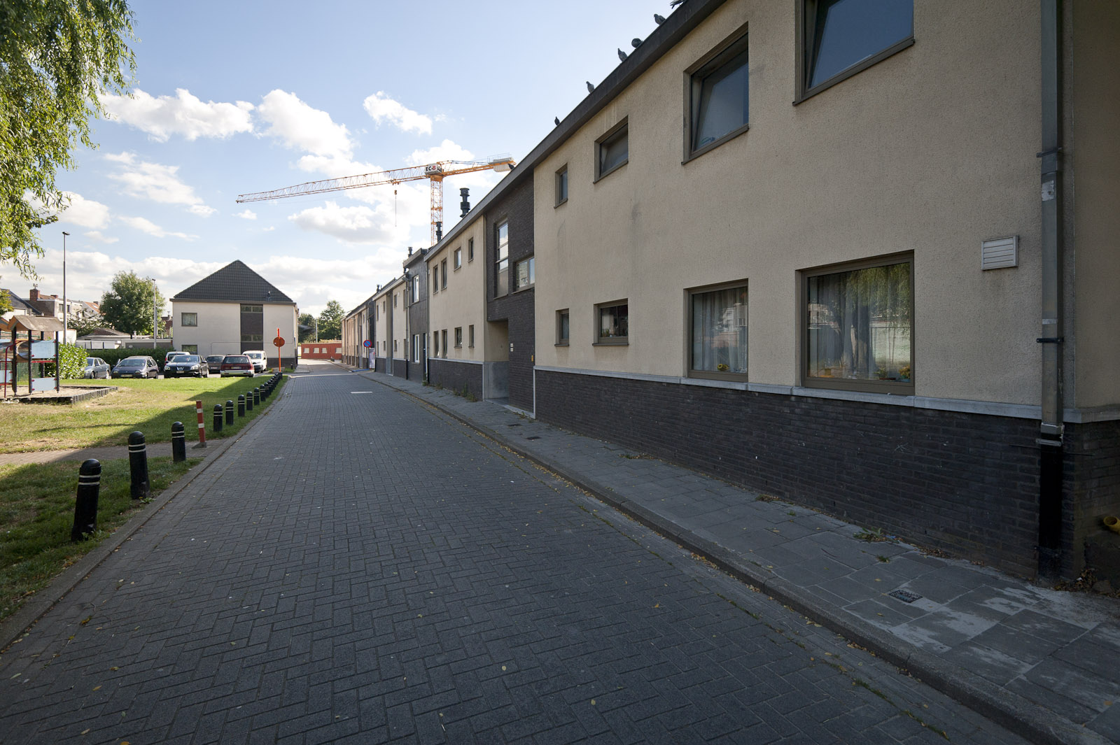 Binnenweg Gevelzicht gebouwen in de Binnenweg