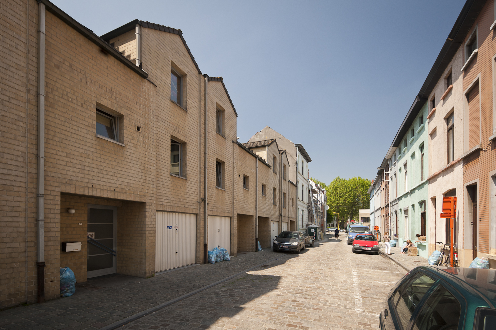 Buitenhof Gevelbeeld van de woningen in Buitenhof