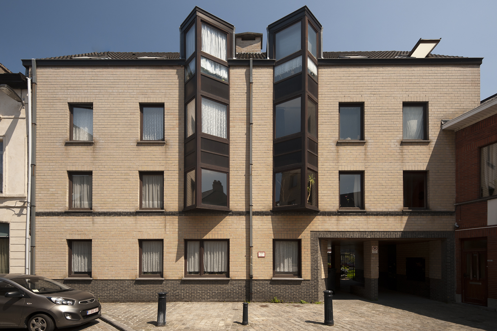 Buitenhof 23-27 Gevelbeeld van het appartementsgebouw Buitenhof 23-27