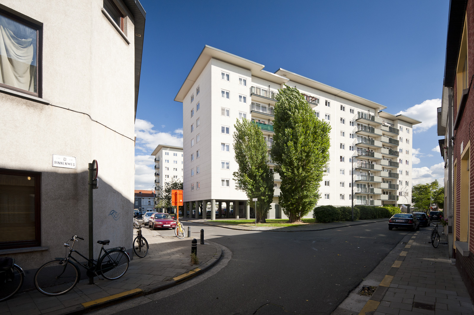 Centrumplein Gevelbeeld appartementsgebouwen aan het Centrumplein