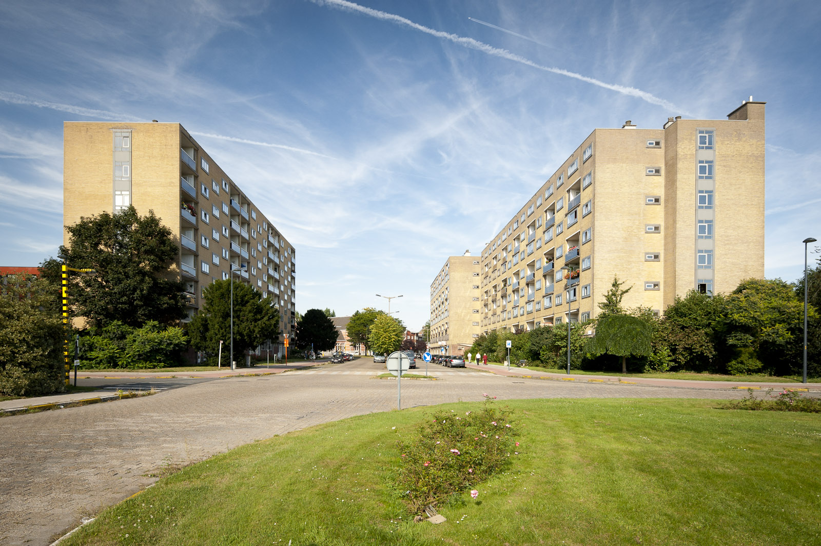 Charles Andrieslaan Gevelbeeld appartementsgebouwen Charles Andrieslaan