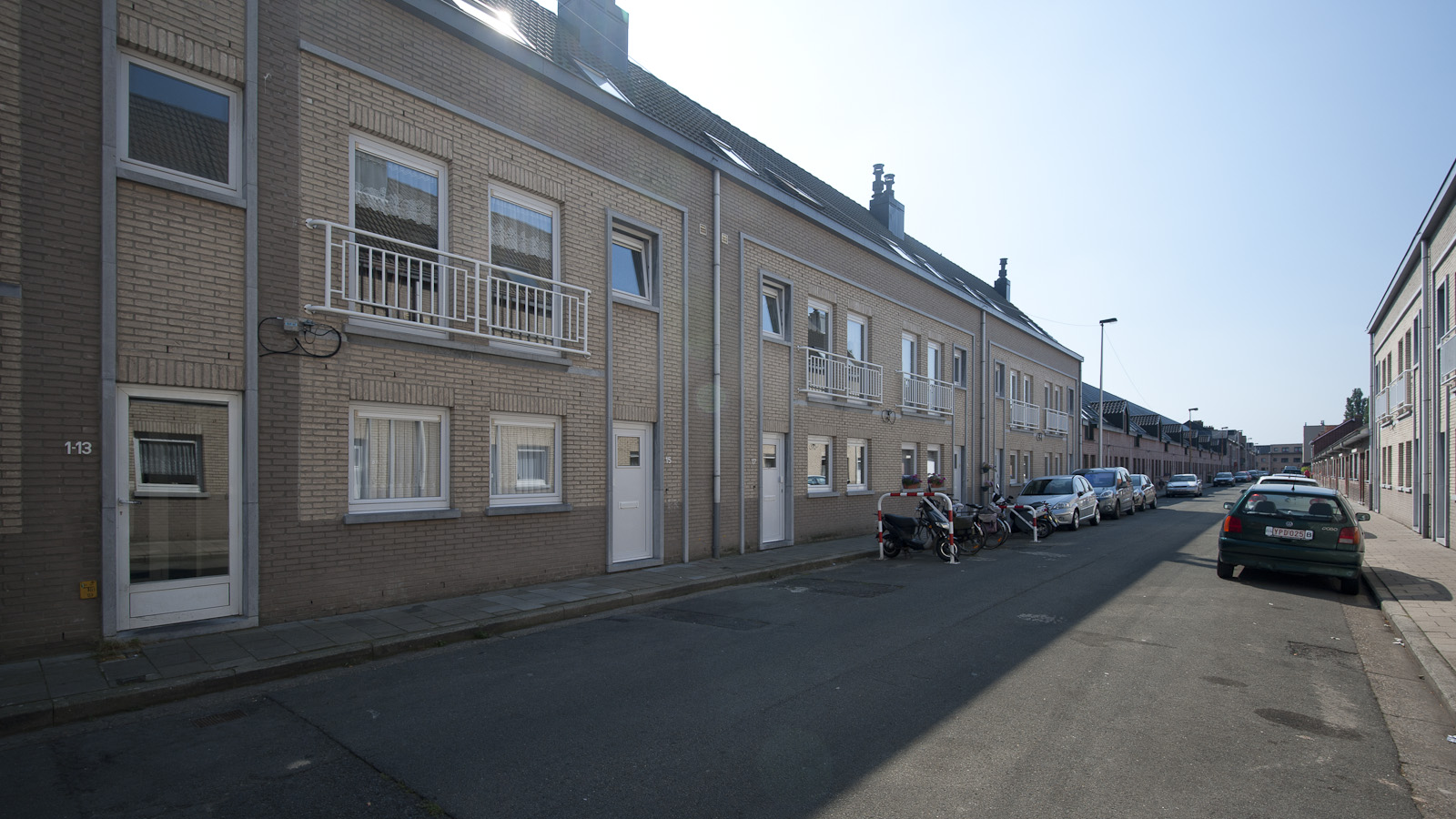 Geraniumstraat 1-23 & 2-16 Gevelbeeld appartementen Geraniumstraat 1-23 & 2-16