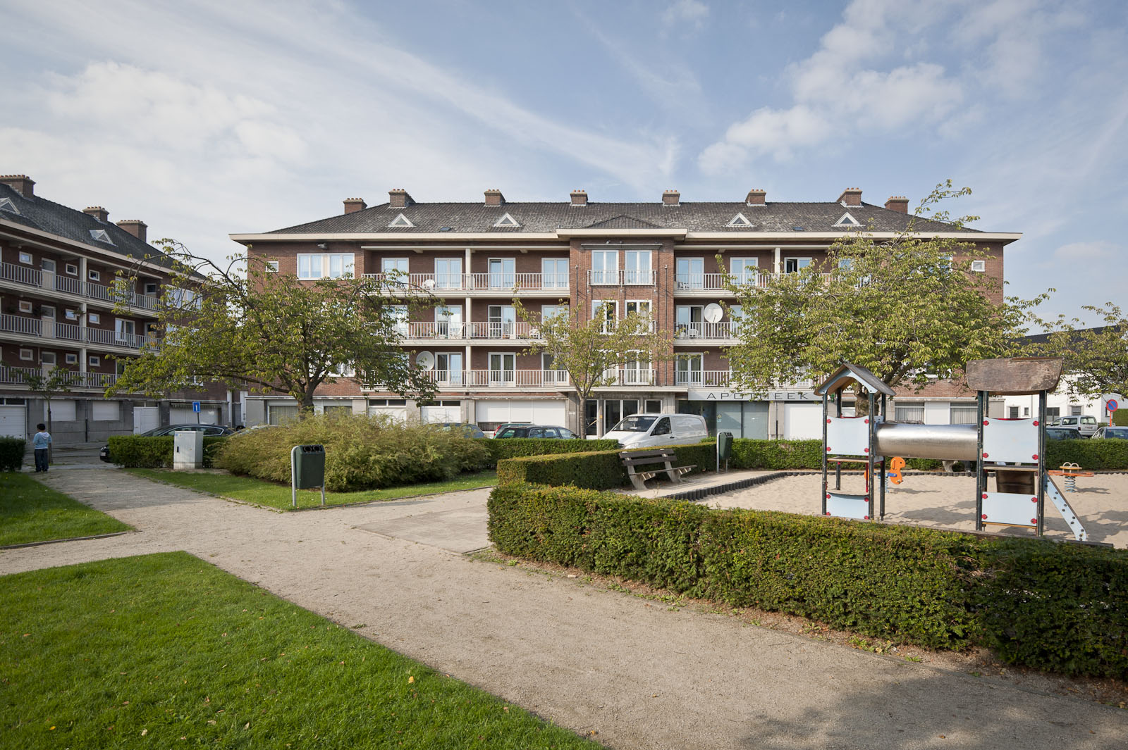 Heldenplein Gevelzicht appartementsgebouwen Heldenplein