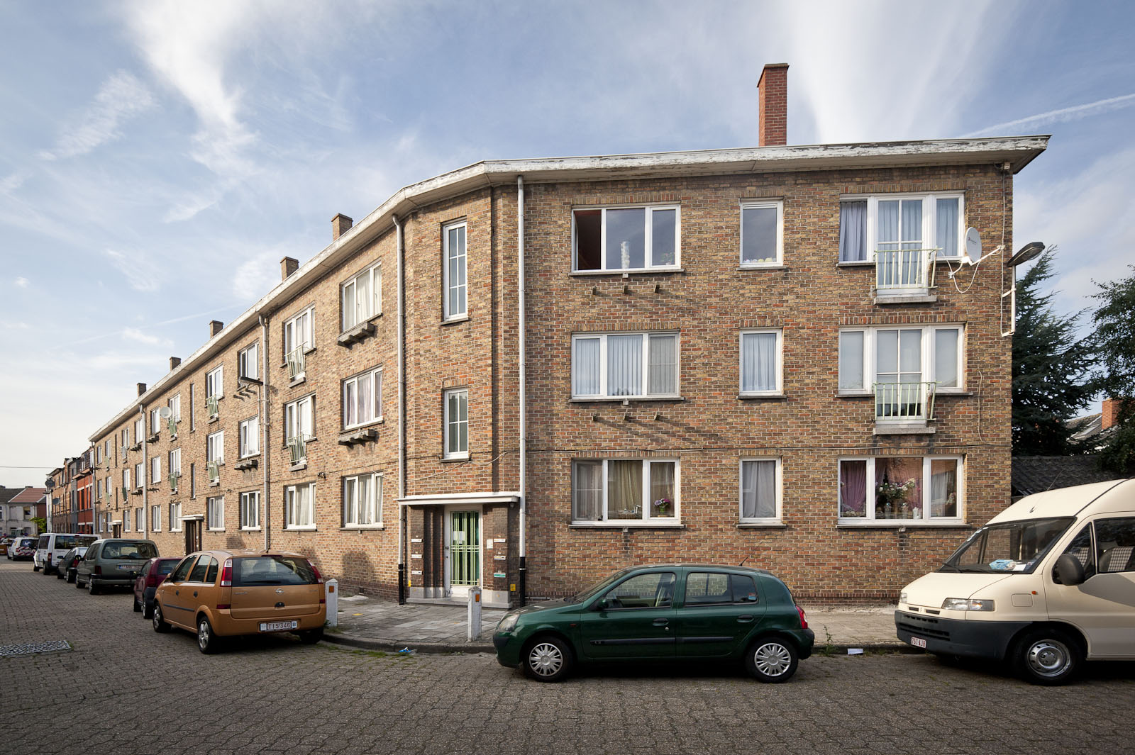 Helsinkistraat 15-49 Gevelbeeld van de woningen in de Helsinkistraat 15-49