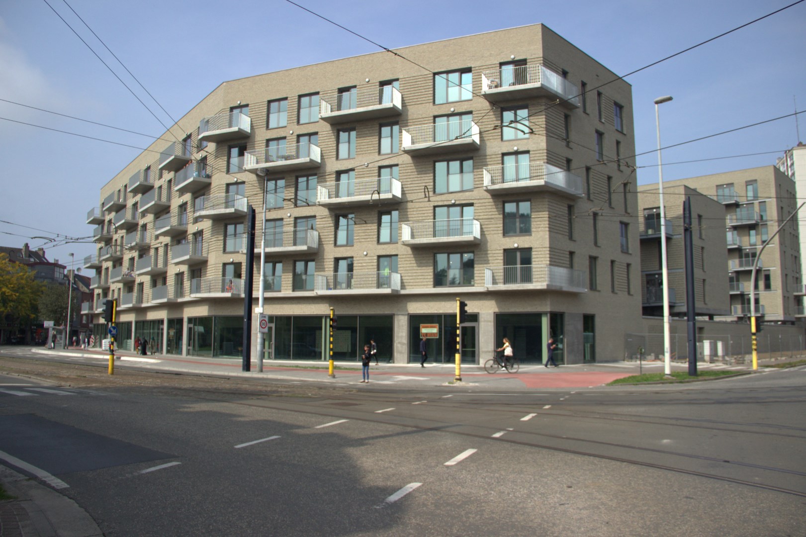 Filips Van Cleeflaan 2-6 Gevelbeeld appartementsgebouw in de Filips Van Cleeflaan 2-6
