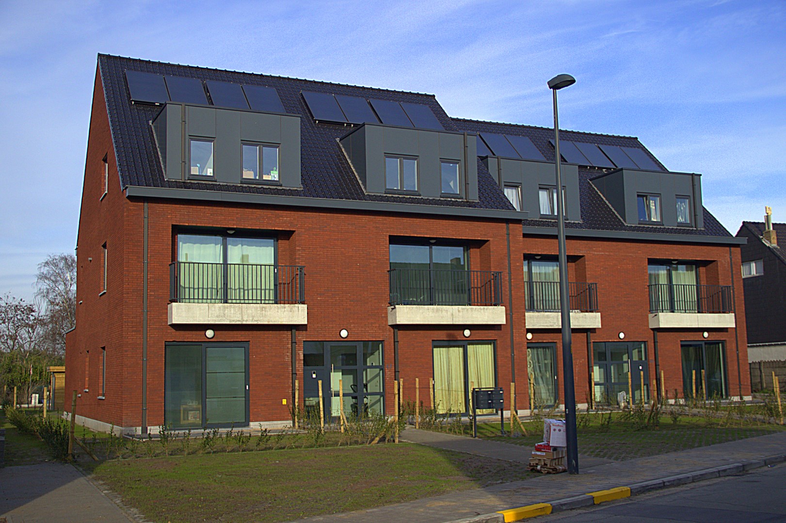 Kleemstraat 47-49 Gevelbeeld klein appartementsgebouw in de Kleemstraat 47-49