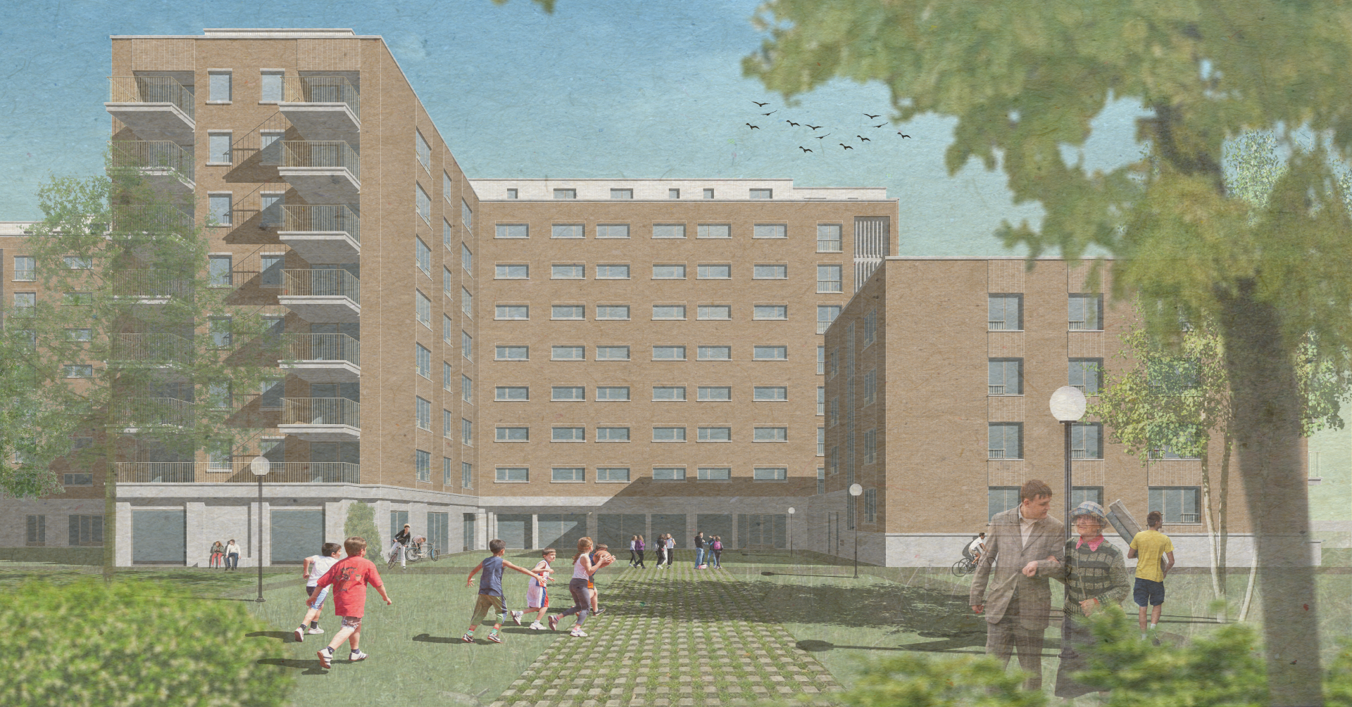 In voorbereiding_F Ferrerlaan.png Schetsontwerp project F. Ferrerlaan