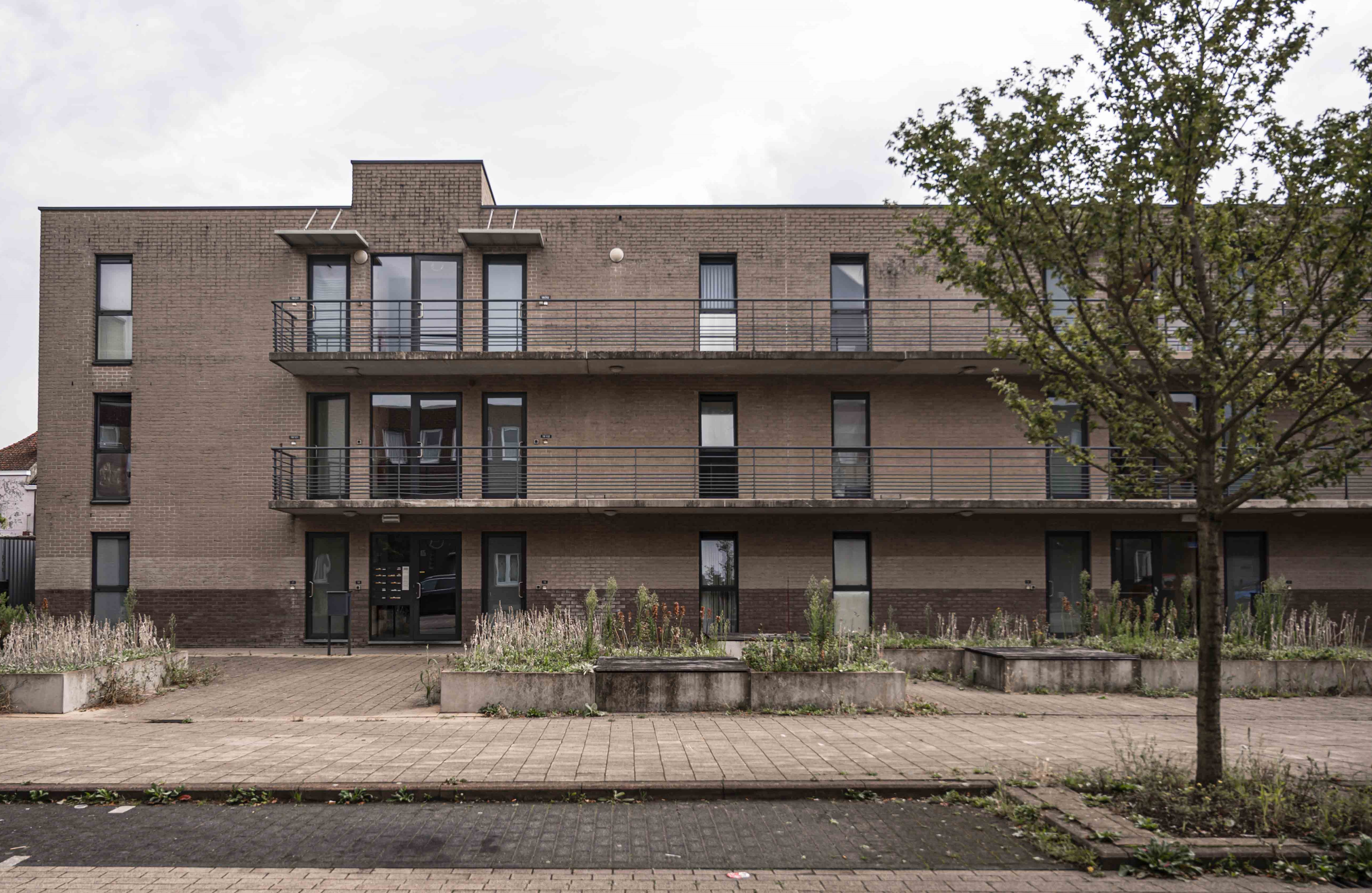 Jan Rijmstraat 10-20 Gevelzicht gebouw Jan Rijmstraat 10-20