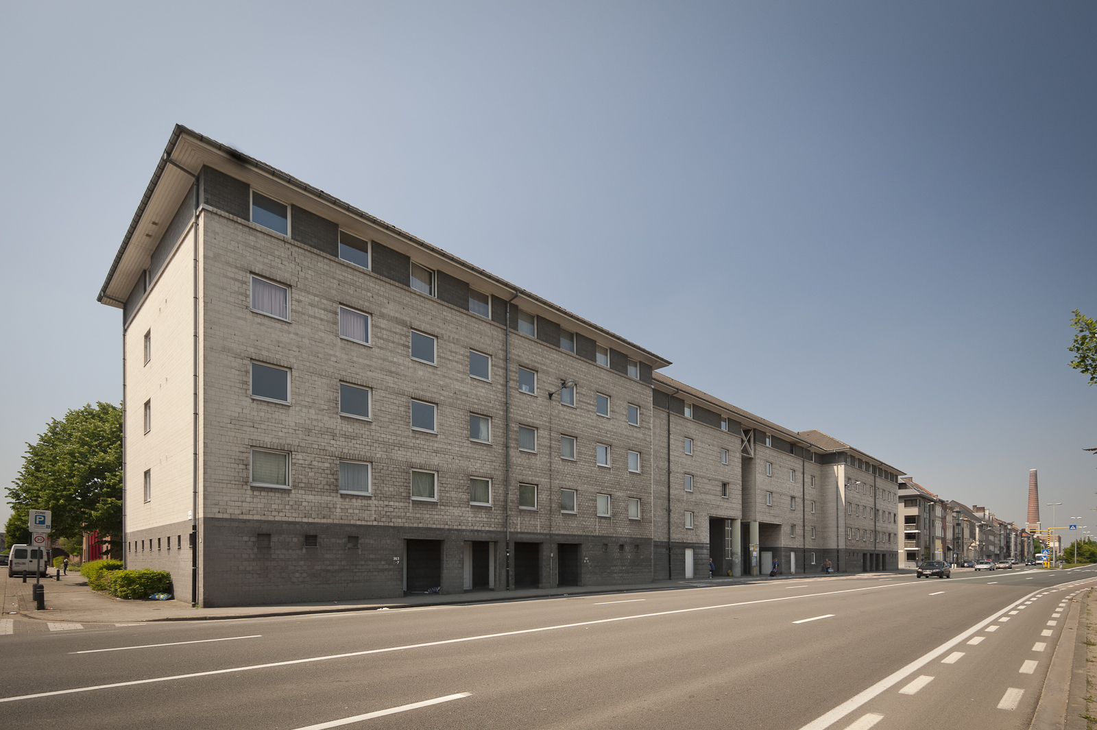 Kasteellaan 363 Gevelbeeld appartementsgebouw in de Kasteellaan 363
