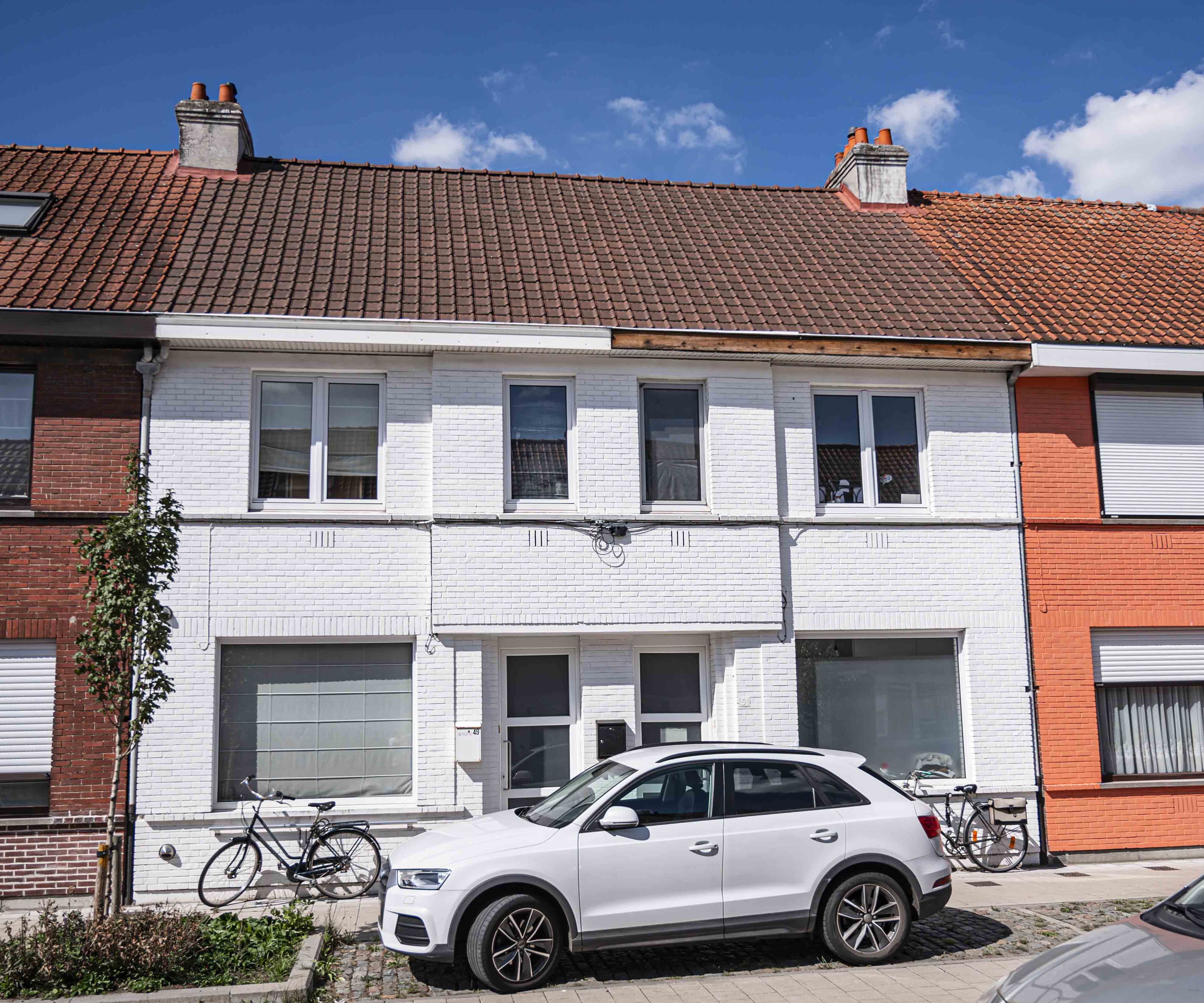 Gevelzicht woningen Louis Roelandtplein Gevelzicht woningen Louis Roelandtplein