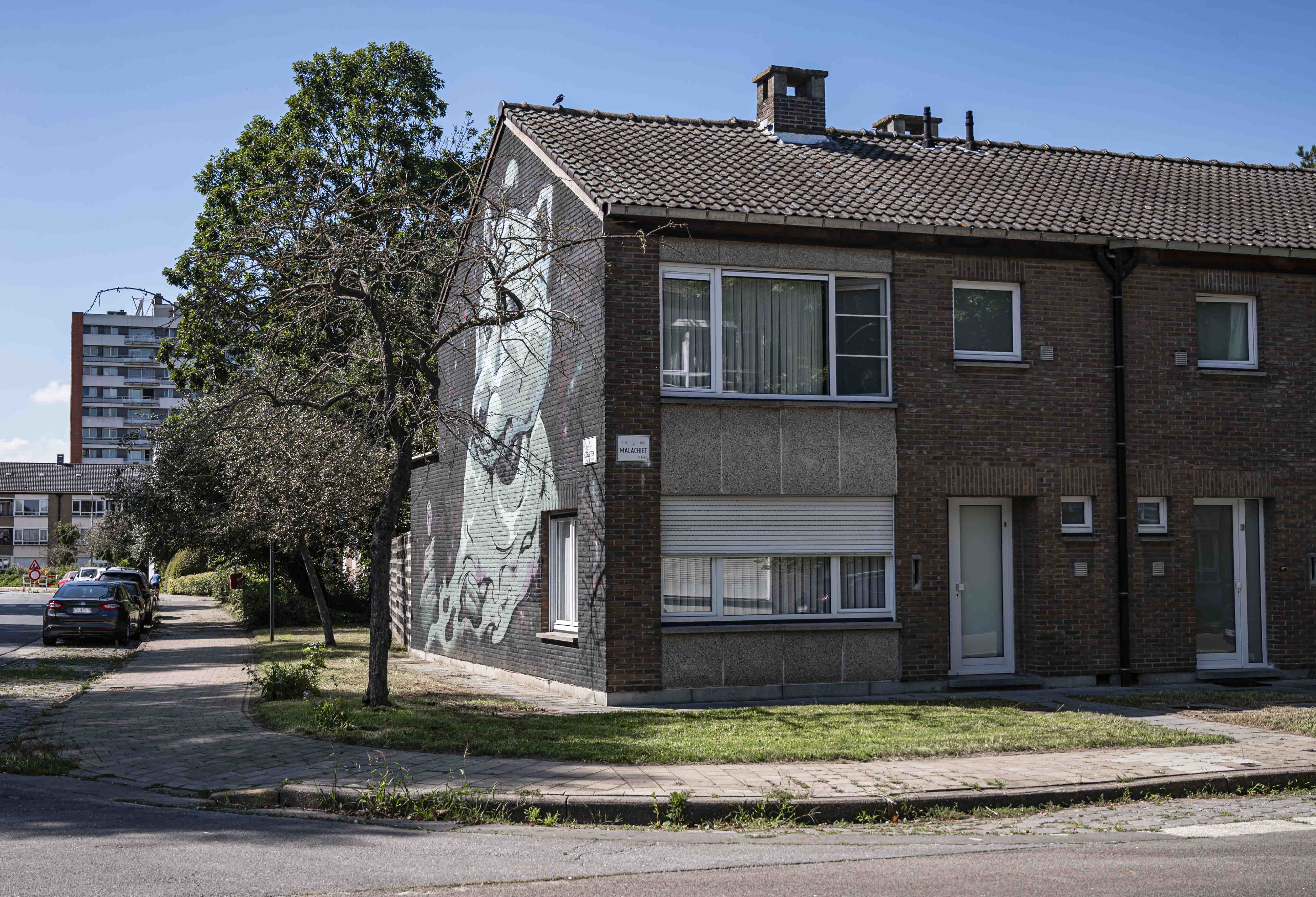 Gevelzicht woningen Malachietstraat 1-19 Gevelzicht woningen Malachietstraat 1-19