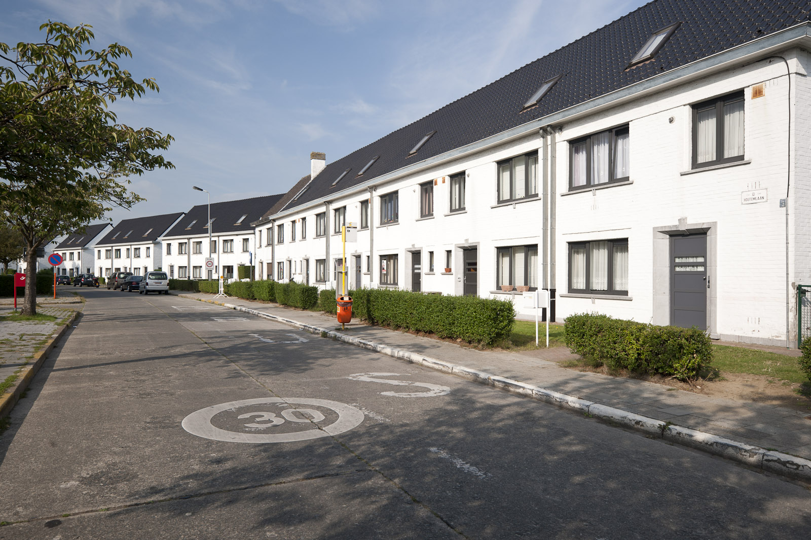 Malem huizen Gevelzicht huizen in Malem