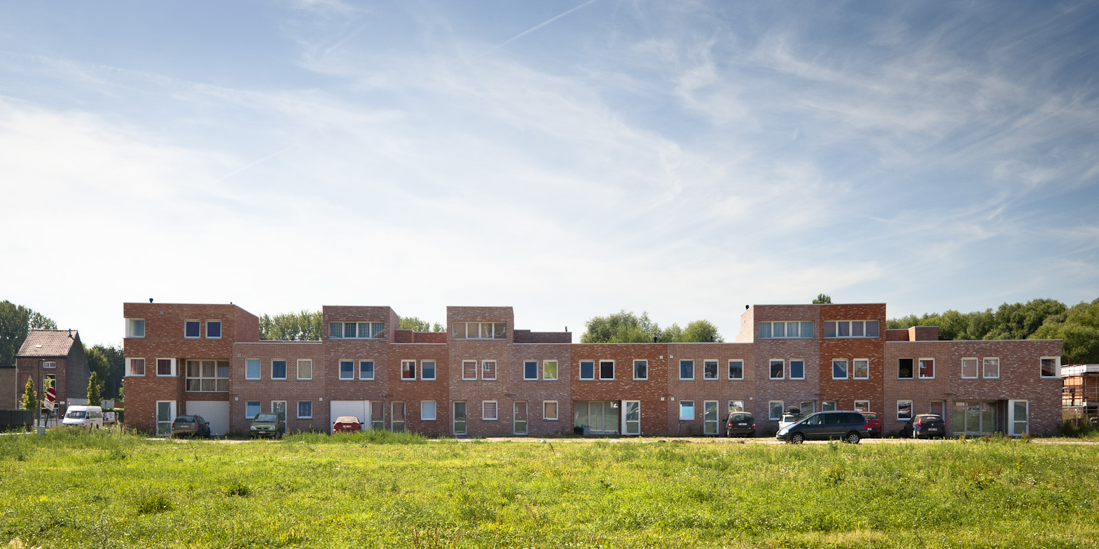 Malpertuussite huizen Gevelzicht huizen Malpertuussite