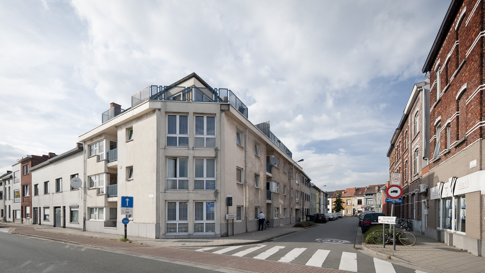 Patrijsstraat Gevelbeeld van het appartementsgebouw in de Patrijsstraat