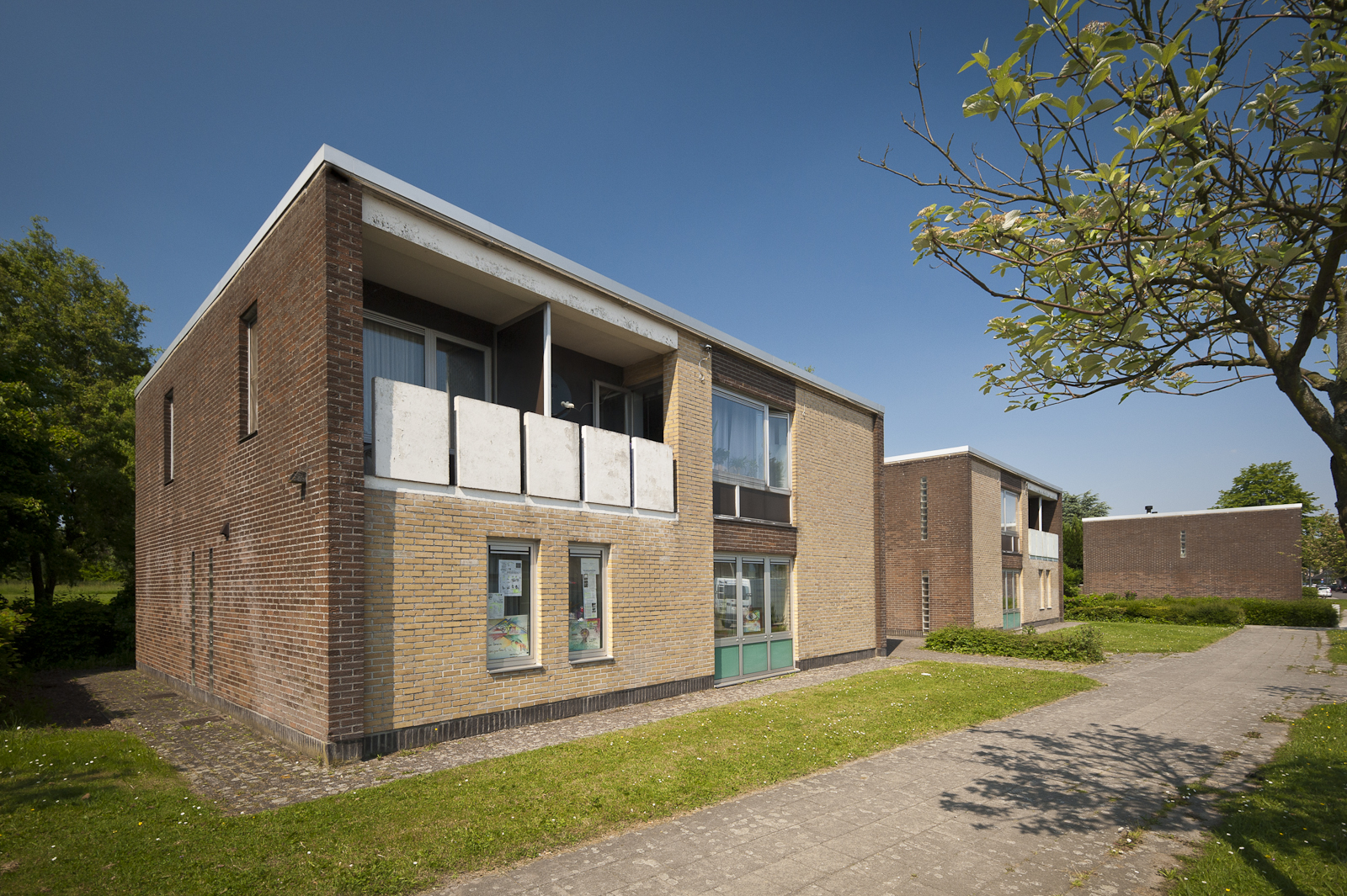 Pinguïnstraat Gevelbeeld woningen in de Pinguïnstraat