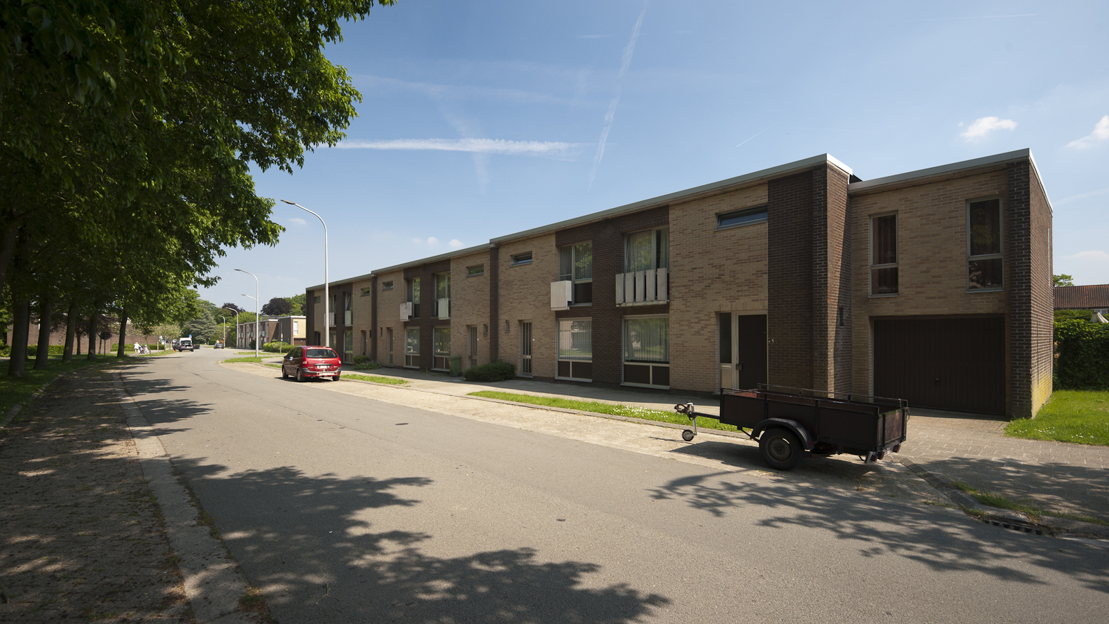 Pinguïnstraat Gevelbeeld huizen in de Pinguïnstraat