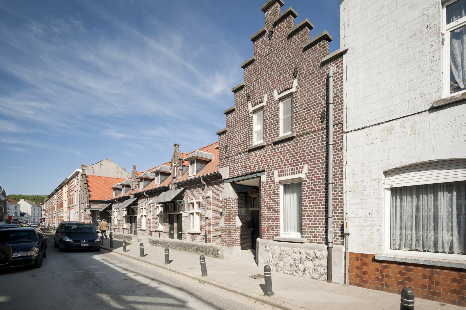 Slinke Molenstraat Gevelzicht huizen in de Slinke Molenstraat