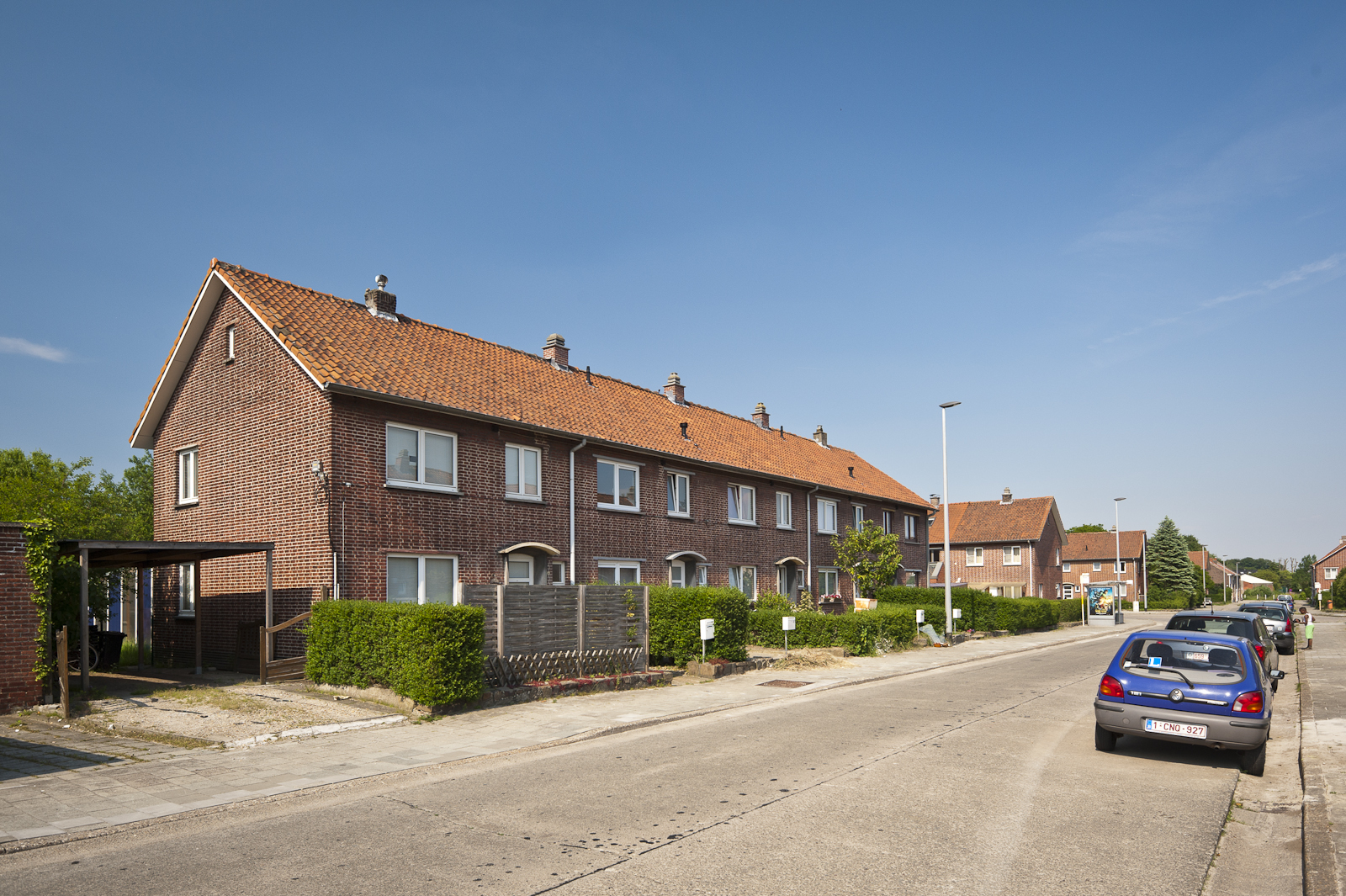 Steenbekestraat Gevelbeeld woningen in de Steenbekestraat