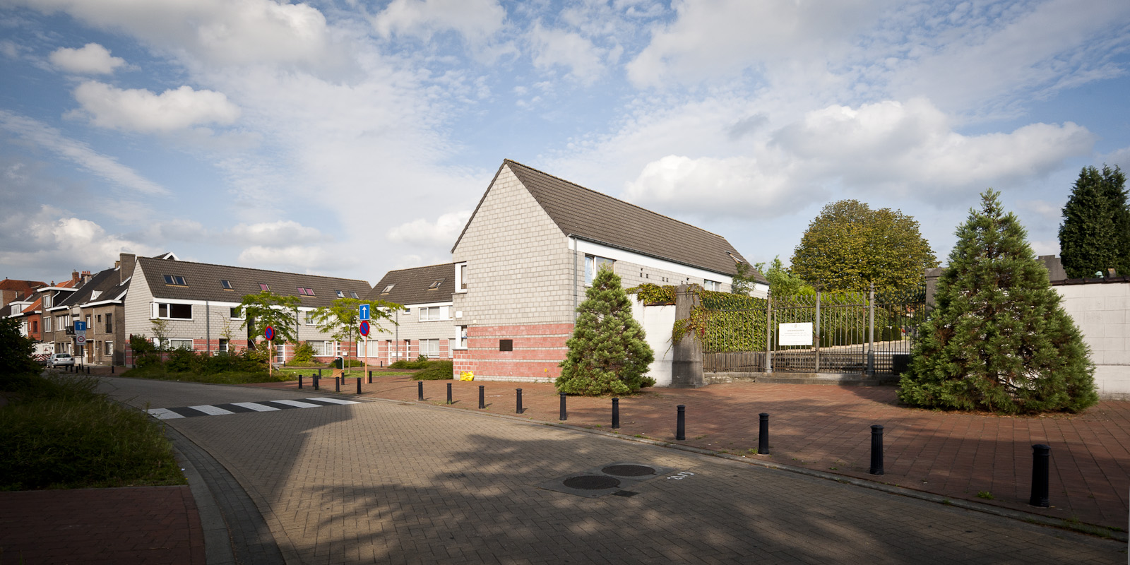 Visitatiestraat Gevelbeeld van de woningen in de Visitatiestraat