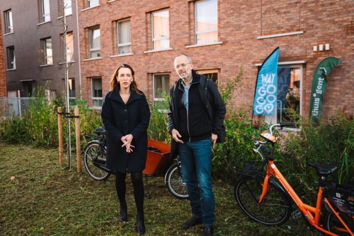 Deelbakfiets Leiekaai